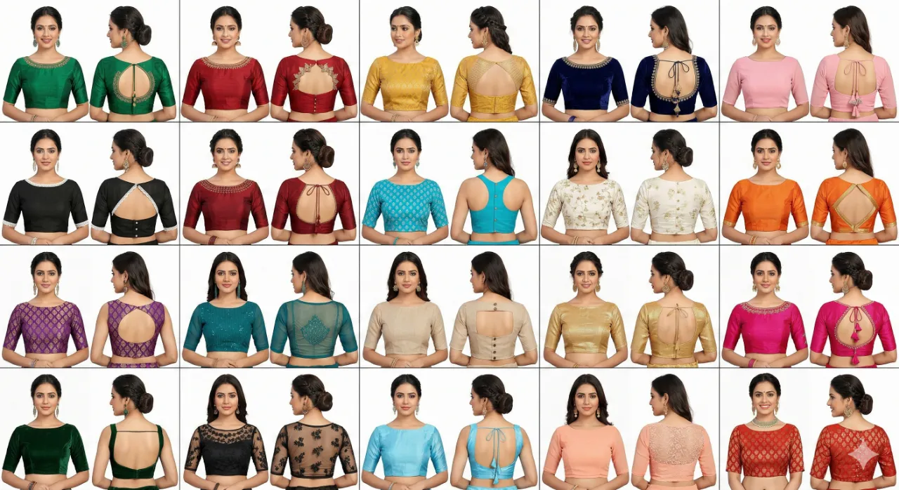 25+ Latest Boat Neck Blouse Designs 2026: Modern & Trendy Patterns